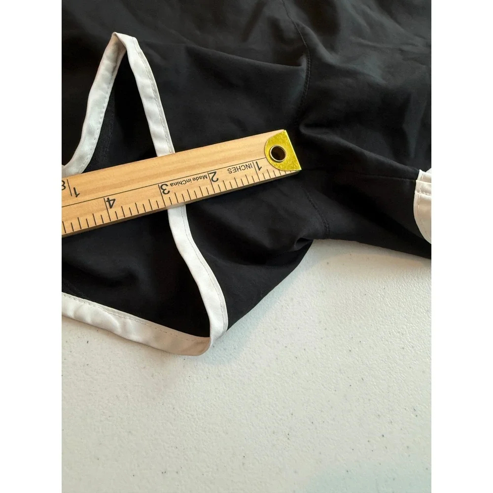 Nike Tempo Dri-FIT Running Shorts Womens M Black White 3